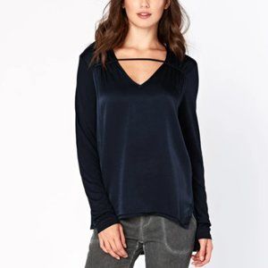 XCVI Trisha Top in Aweigh Blue